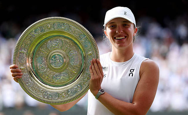 Уимблдон. Швёнтек за 57 минут победила Анисимову в финале и выиграла шестой в карьере титул Grand Slam