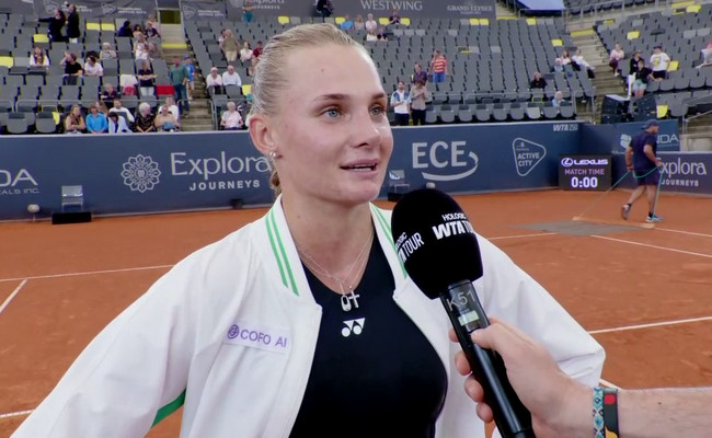 Даяна Ястремская - о выходе в полуфинал в Гамбурге "Я уже играла здесь на этой стадии и теперь мне бы хотелось поставить новый рекорд"