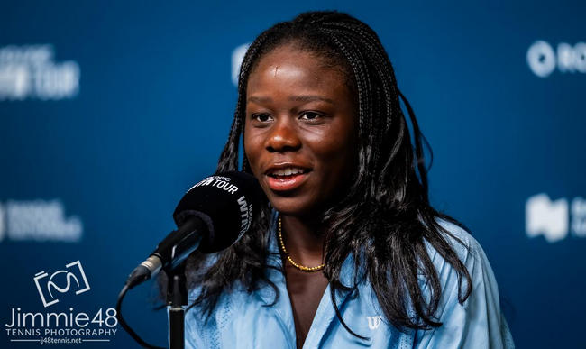 Виктория Мбоко - после выхода в полуфинал в Монреале: "С каждым выигранным матчем я счастлива, но также чувствую, что хочу двигаться дальше - к следующему раунду, к титулу"