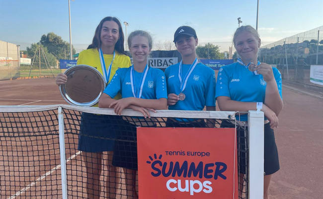 Сборная Украины U12 стала бронзовым призером Летнего Кубка Европы