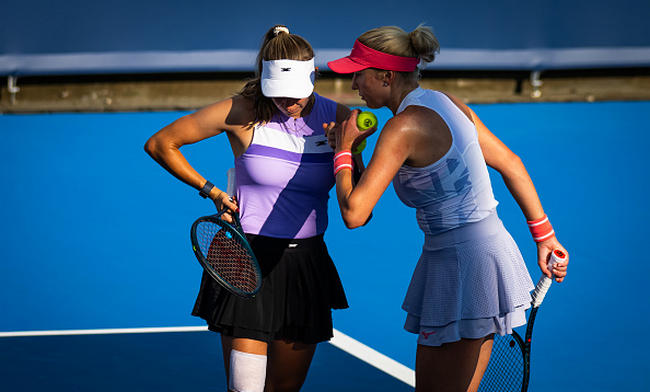 Монтеррей. Сестры Киченок выбыли из борьбы в парной сетке соревнований