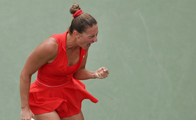 US Open. Костюк в трех сетах победила Парри и впервые вышла в 1/8 финала соревнований