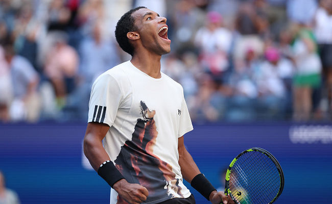 US Open. Оже-Альяссим за четыре часа обыграл де Минора и вышел в 1/2 финала