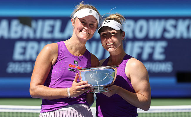 US Open. Дабровски и Раутлифф стали двукратными чемпионками турнира