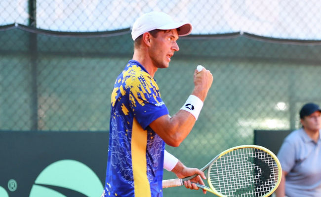 Кубок Дэвиса. Орлов принес первое очко сборной Украины, обыграв лидера команды Доминиканской Республики