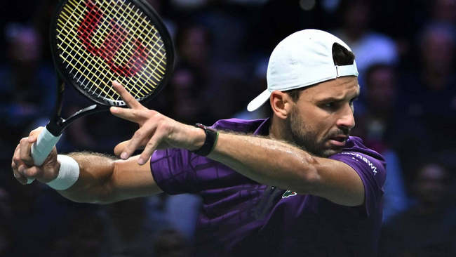 Париж. Димитров вернулся в Тур после трехмесячной паузы, определился первый соперник Синнера