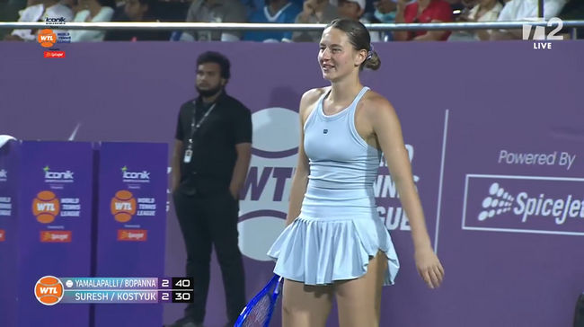 World Tennis League. Команда Костюк одержала первую победу и вышла в финал соревнований