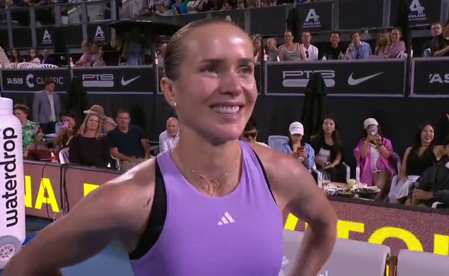 Еліна Світоліна - про складну перемогу у чвертьфіналі в Окленді: "Гадаю, саме бойовий дух провів мене через весь цей матч"