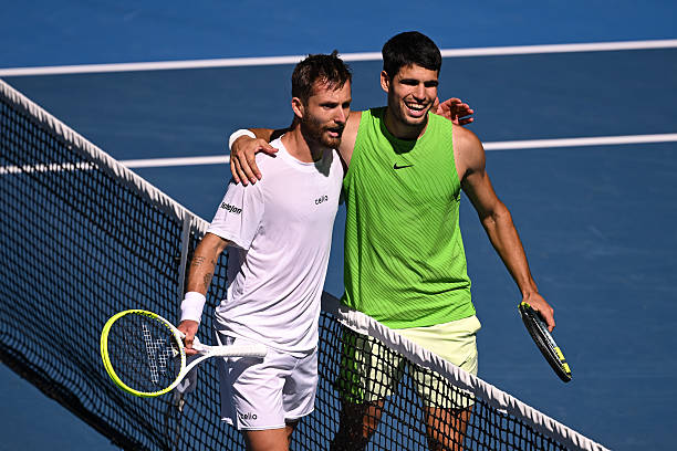 Карлос Алькарас - после матча против Муте: "Сохранять концентрацию на турнире Grand Slam всегда сложно, но против таких соперников - еще сложнее"