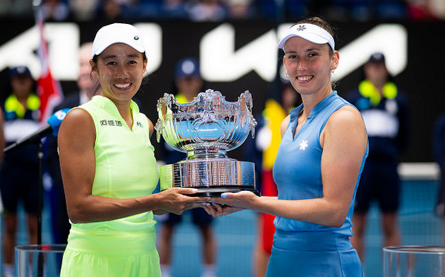 Australian Open. Мертенс и Чжан Шуай выиграли первый совместный титул Grand Slam