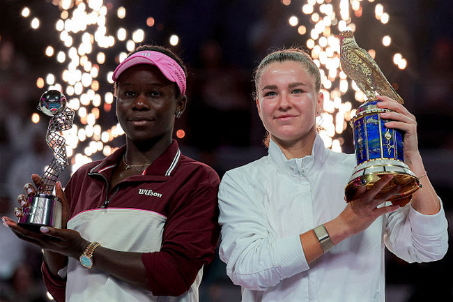 Доха. Мухова победила Мбоко в решающем матче и выиграла самый крупный титул в карьере