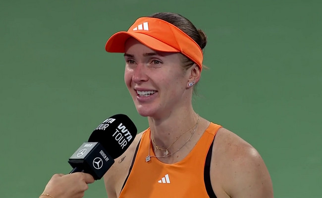 Еліна Світоліна: "З турніром у Дубаї у мене пов'язано багато чудових спогадів і, звичайно, приємно бачити українців на трибунах"